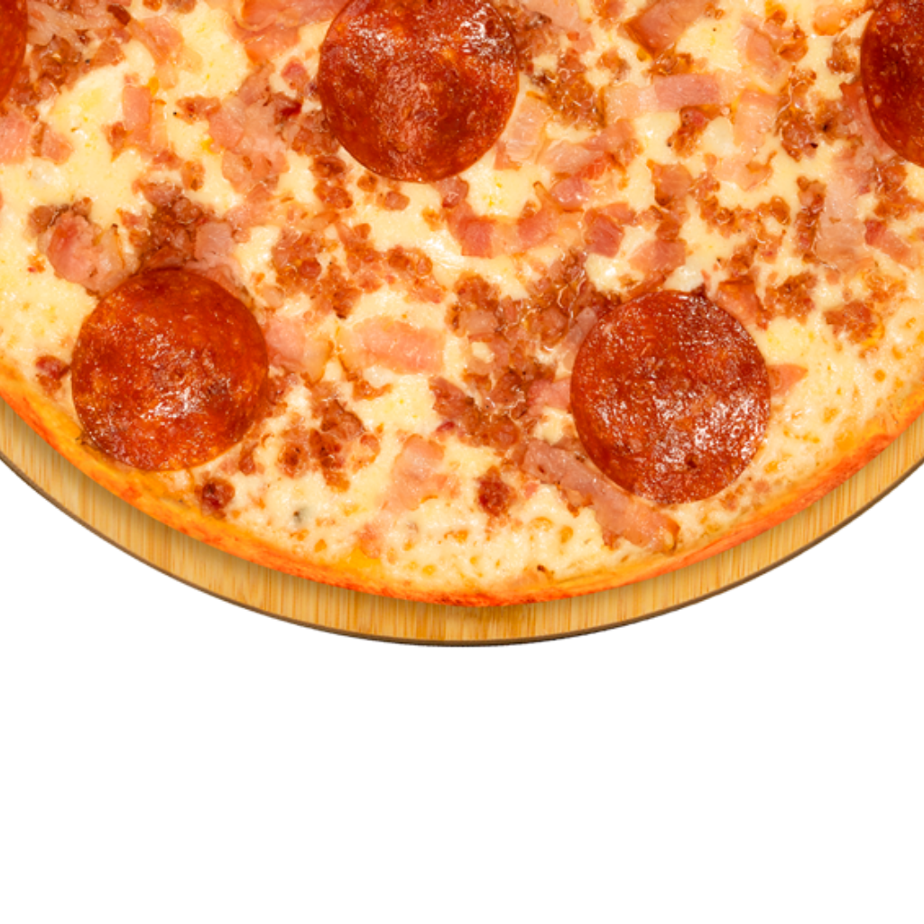 Pizza premium Karnívora con Pepperoni - Ziru's Pizza & Panzarotti